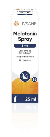 LIVSANE Melatonino purškalas, 25 ml