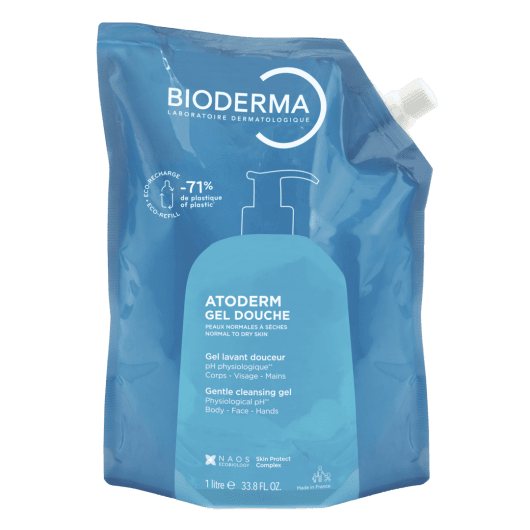  BIODERMA ATODERM GEL DOUCHE ECOREFILL prausiklis sausai odai 1L