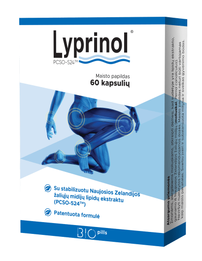 LYPRINOL, 60 kapsulių