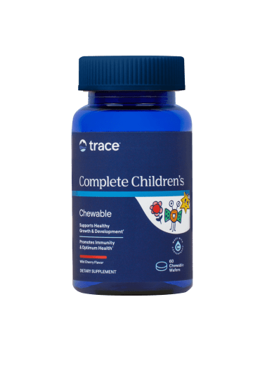 TRACE MINERALS Multivitaminų ir mineralų kompleksas vaikams, kramtomos tabletės N60