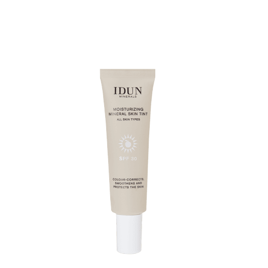 IDUN Minerals SKIN TINT drėkinamasis veido kremas su atspalviu SPF 30, Medium Nr. 1413, 27 ml