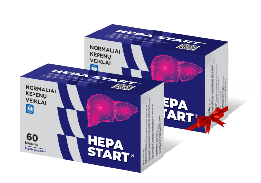 HEPA START® Komplektas 60+60 kapsulių