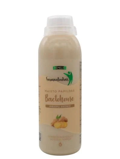 MĖMELIO FERMENTUOTAS  Bactohouse imbiero skonio, 1 L