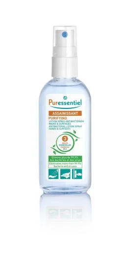 PURESSENTIEL ANTIBAKTERINIS PURŠKIKLIS RANKOMS IR PAVIRŠIAMS