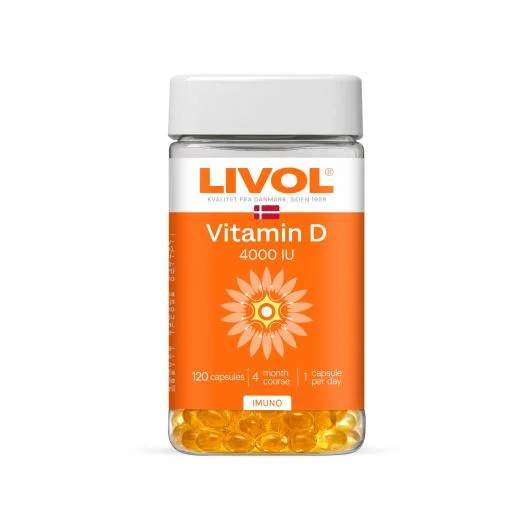 LIVOL EXTRA Vitaminas D 4000 TV, N120