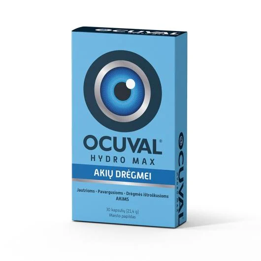OCUVAL HYDRO MAX kapsulės N30