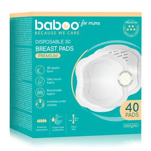 Baboo premium įklotai į liemenėlę, N40