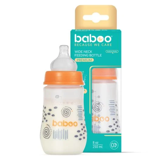Baboo antikolinis buteliukas plataus kaklelio, 250 ml, 3+ mėn, Blue Haze