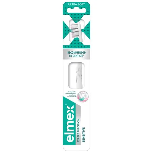 ELMEX labai minkštas dantų šepetėlis jautriems dantims EXPERT PRECISION SENSITIVE ULTRA SOFT