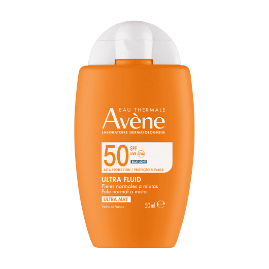 AVENE SUN ULTRA INVISIBLE apsauginė veido emulsija nuo saulės , SPF 50+ 50ML