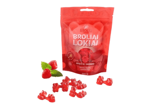 BROLIŲ MEDUS AVIEČIŲ SKONIO GUMINUKAI 100 G