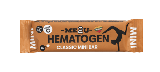ME2U Hematogenas Mini Bar Classic, 33 g