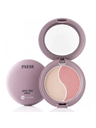 PAESE kompaktinė pudra skaistalai Nanorevit Glow Duo Effect