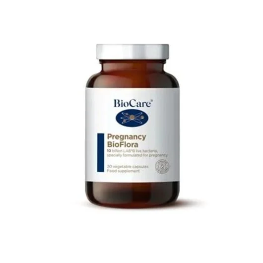 BIOCARE Pregnancy BioFlora gerosios bakterijos kapsulės, N30