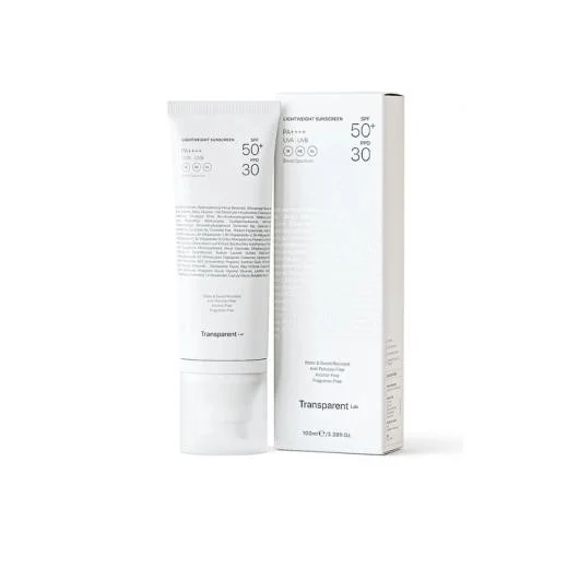 TRANSPARENT Lab Lightweight apsauginis kremas SPF50+ 100ml