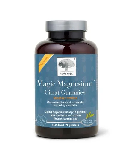 NEW NORDIC Magic Magnio citrato guminukai, N60