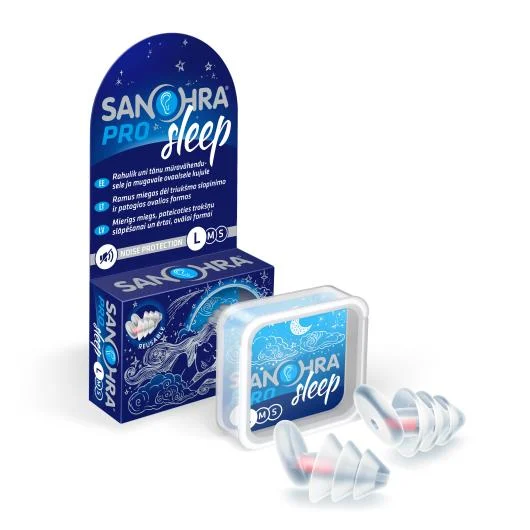 SANOHRA ausų kištukai miegui PRO SLEEP L, N2
