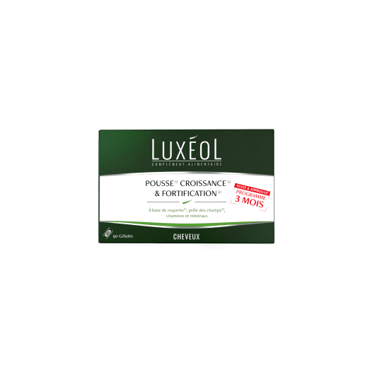 LUXEOL maisto papildai plaukų tankiui ir augimui (3 mėnesių kursas) N90