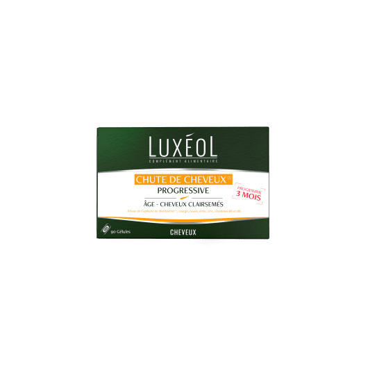 LUXEOL maisto papildai progresuojančiam plaukų slinkimui (3 mėnesių programa) N90