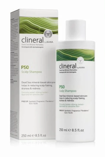 CLINERAL by AHAVA PSO galvos odos šampūnas, 250 ml