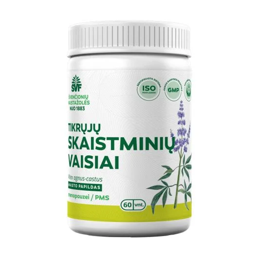 Švenčionių vaistažolės, Tikrųjų skaistminių vaisiai menopauzei, N60