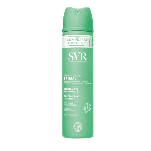 SVR SPIRIAL SPRAY VEGETAL purškiamas dezodorantas be aliuminio druskų, 75 ml