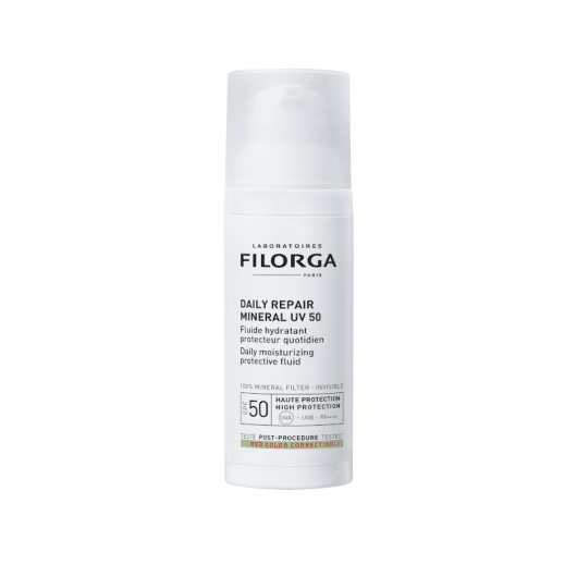 FILORGA veido kremas nuo saulės po procedūrų DAILY REPAIR MINERAL UV 50, 50 ml