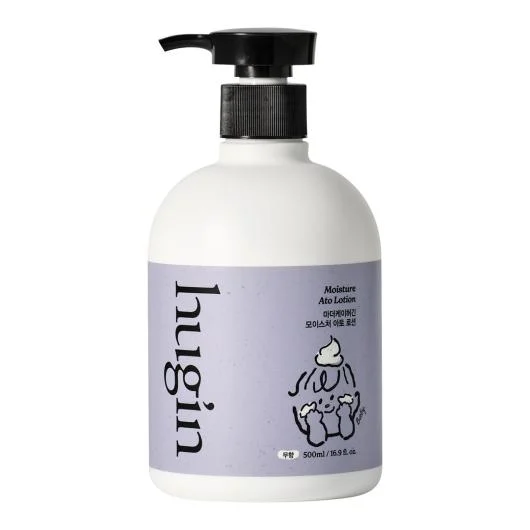 HUG'IN by Mother-K intensyviai drėkinantis kūno losjonas kūdikiams ir vaikams, nuo 0 mėn., 500 ml.