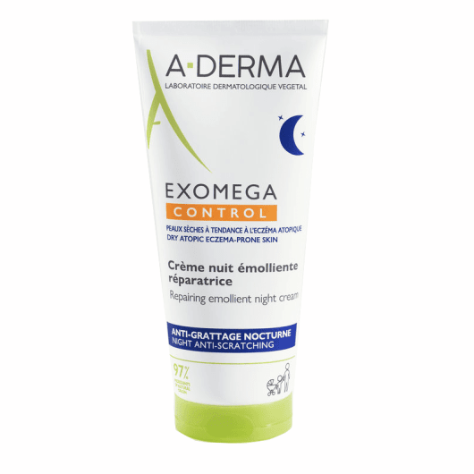 A-DERMA EXOMEGA CONTROL naktinis kremas emolientas, 200 ml