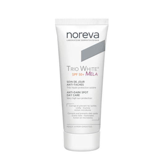 NOREVA Trio White Méla dieninis kremas SPF50+ nuo pigmentinių dėmių, 40 ml