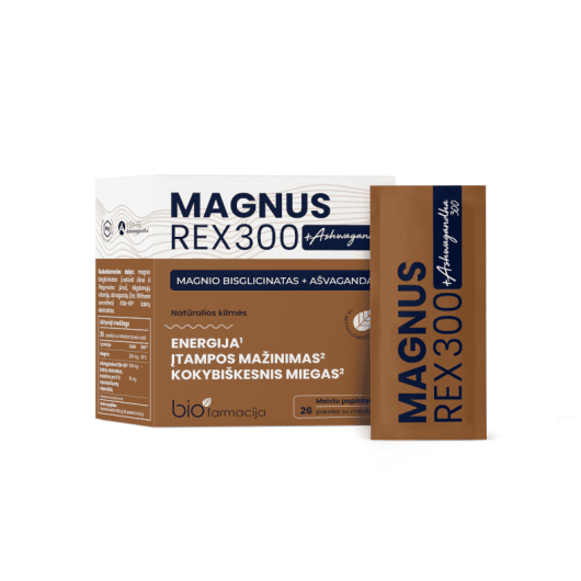 BIOFARMACIJA MAGNUS REX 300 + Ashwagandha 300, N26