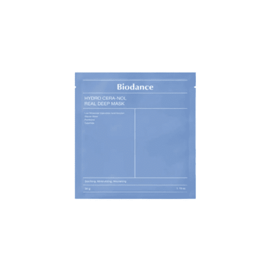 BIODANCE Hydro Cera-Nol Real Deep hidrogelio veido kaukė su keramidais, N1, 34 g