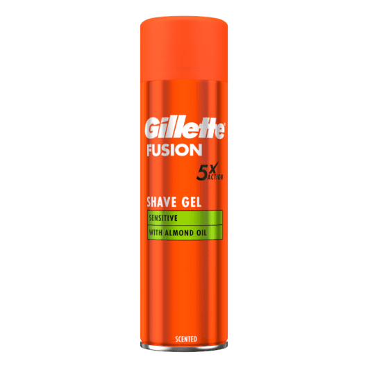 GILLETTE Fusion Ultra Sensitive skutimosi gelis, 200 ml