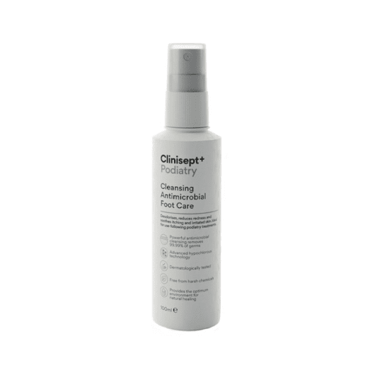 CLINISEPT+ Podiatry pėdų priežiūros priemonė, 100 ml