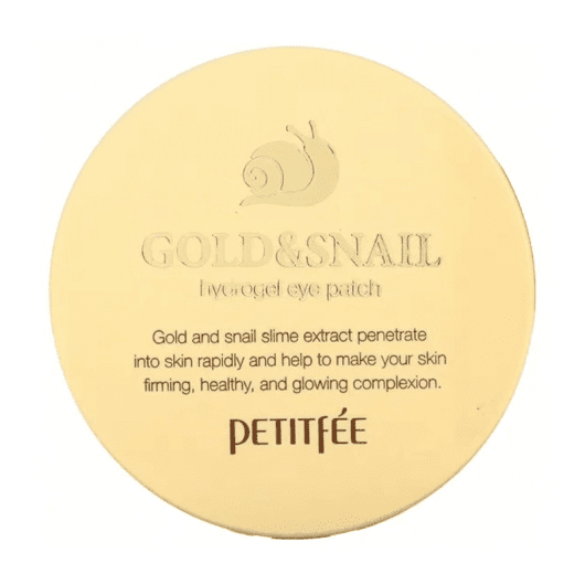 PETITFEE Gold & Snail hidrogelinės paakių pagalvėlės, N60