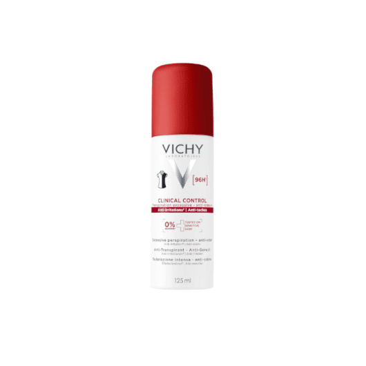 VICHY 96 val. purškiamas dezodorantas antiperspirantas nuo padidėjusio prakaitavimo, 125 ml