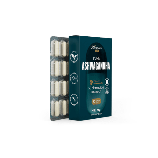 BIOFARMACIJA Pure Ashwagandha 480 mg kapsulės, N30