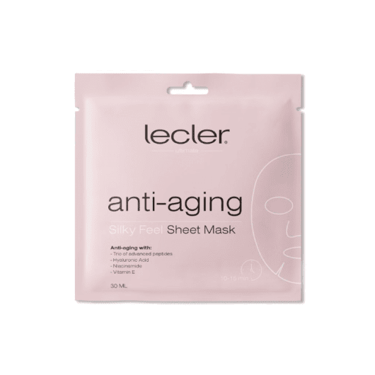 LECLER Anti-Aging stangrinanti lakštinė veido kaukė, N1