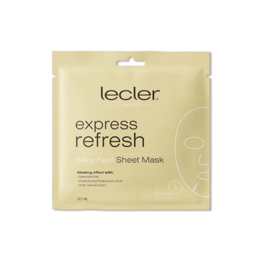 LECLER Express-Refresh lakštinė veido kaukė greitam glow efektui, N1