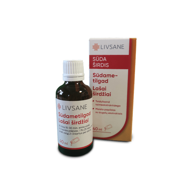 LIVSANE lašai širdžiai 40ml