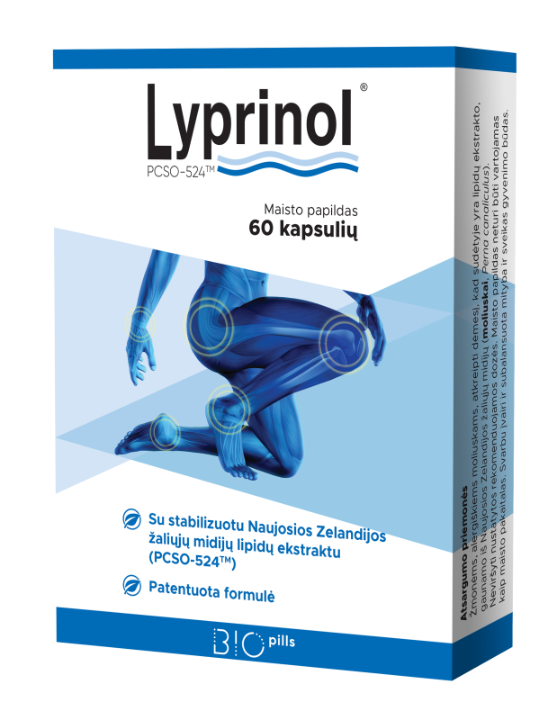LYPRINOL, 60 kapsulių