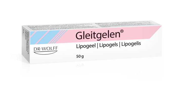 DR. WOLFF GLEITGELEN lubrikantas, lipogelis 50 g