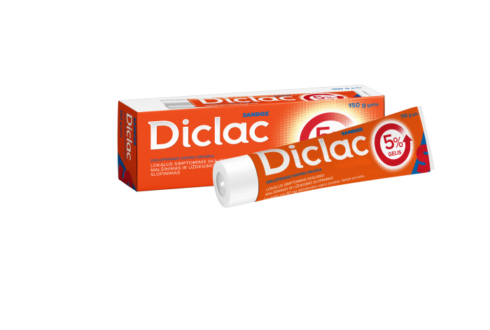 DICLAC 50 mg/g gelis 150 g