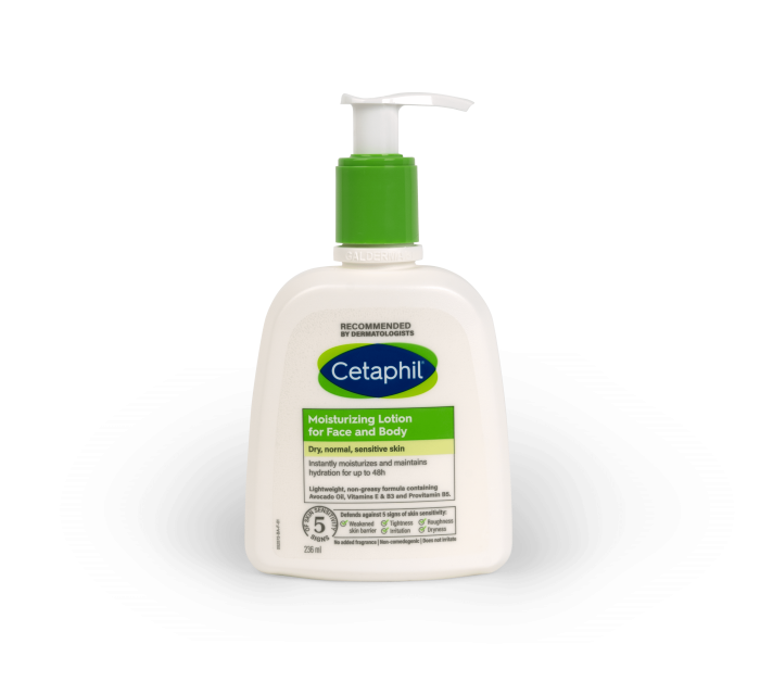 Cetaphil drėkinamasis veido ir kūno losjonas, 236 ml