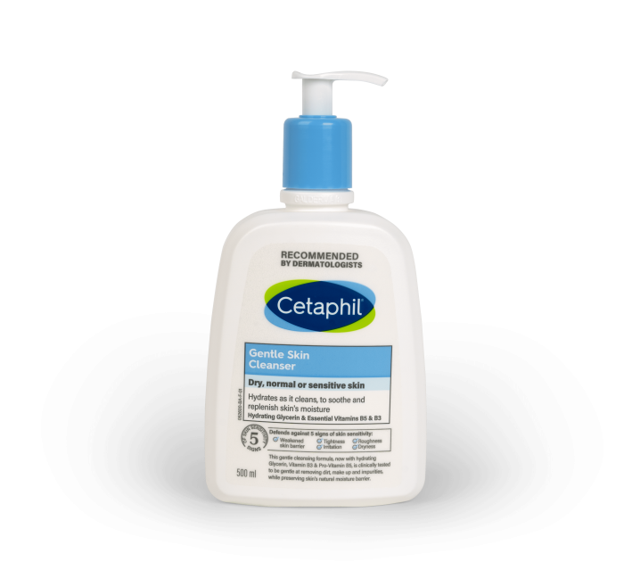 Cetaphil švelnus odos valiklis, 500 ml