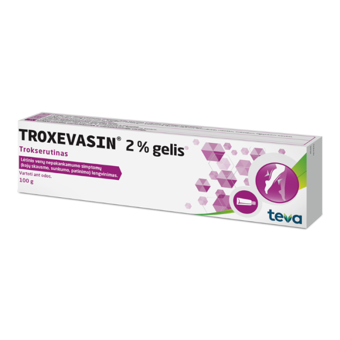 Troxevasin 20 mg/g gelis 100 g