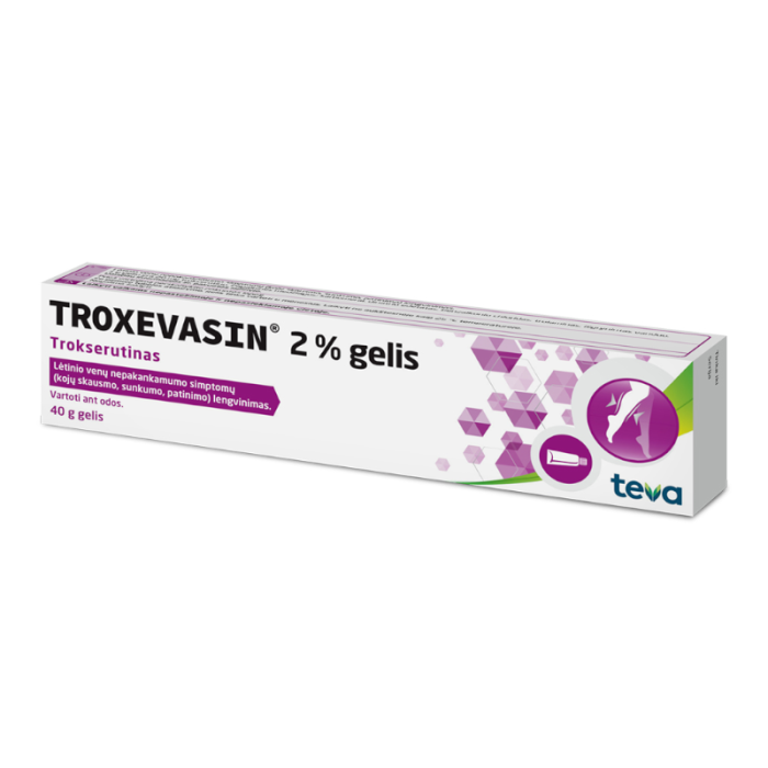 Troxevasin 20 mg/g gelis 40 g