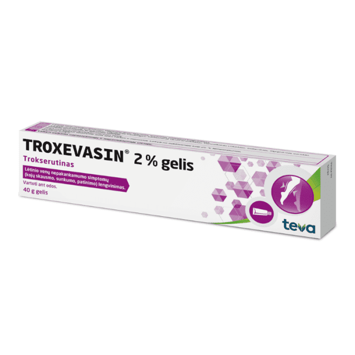 Troxevasin 20 mg/g gelis 40 g