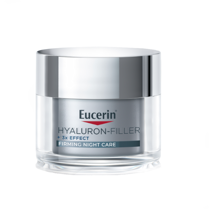 EUCERIN Hyaluron Filler 3x Effect stangrinamasis naktinis veido kremas su hialurono rūgštimi, 50 ml