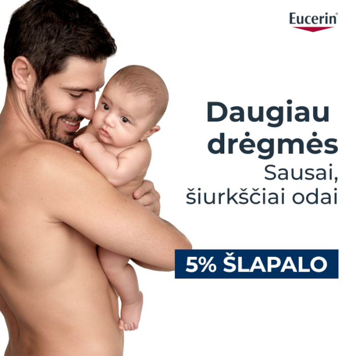 EUCERIN UreaRepair 5 % Urea kūno kremas sausai odai, 450 ml